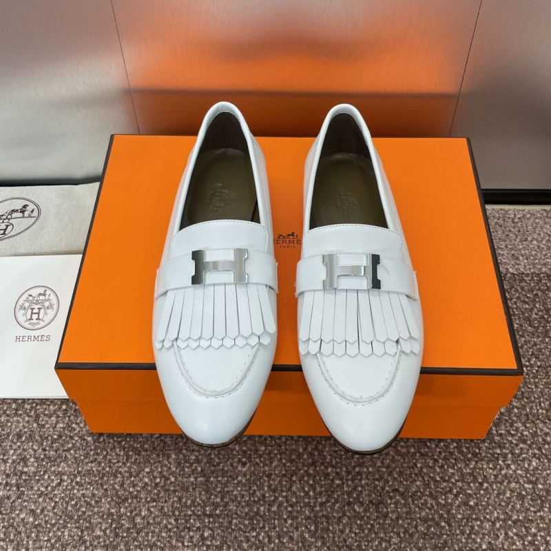 H**mes leather shoes